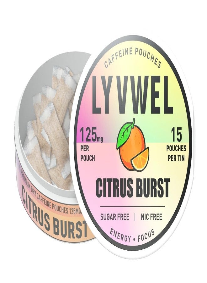 LyvWel 125mg Caffeine Energy Pouches – Clean Energy with Guarana for Focus & Stamina – 5-Pack (75 Total Pouches) (7 Pack, All Flavors) - Image 5